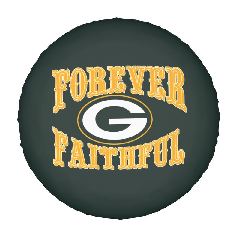 Green Bay Packers Printing car spare tire dust protection cover tire protection cover