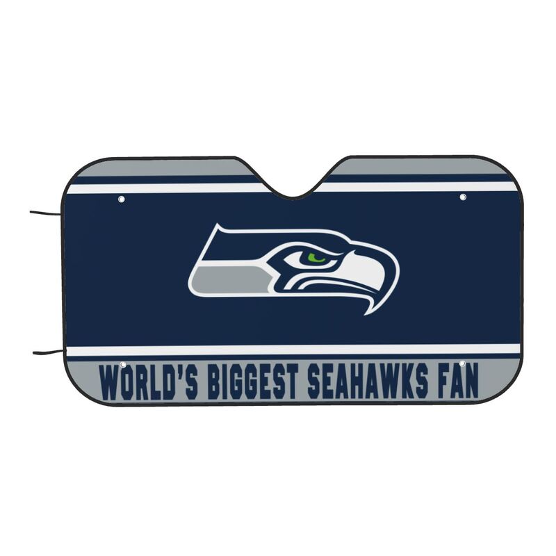 Seattle Seahawks Printing is suitable for car front windshield sunshades Car windshield sunshades
