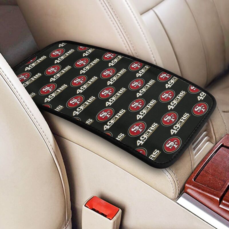 San Francisco 49ers Printed car armrest box pad elbow protection pad