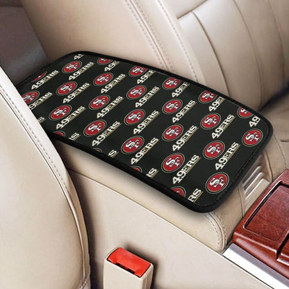 San Francisco 49ers Printed car armrest box pad elbow protection pad