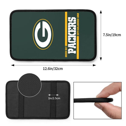 Green Bay Packers Printed car armrest box pad Protective pad