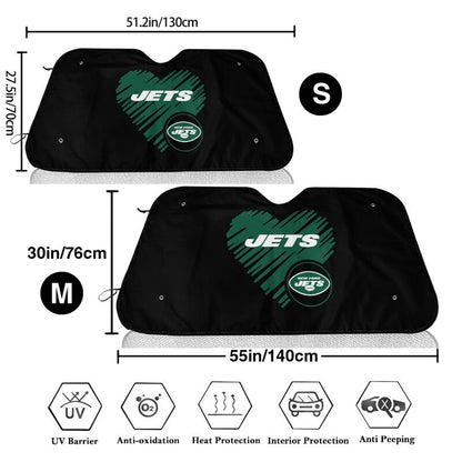 New York Jets Printing is suitable car front windshield sunshades Car windshield sunshades