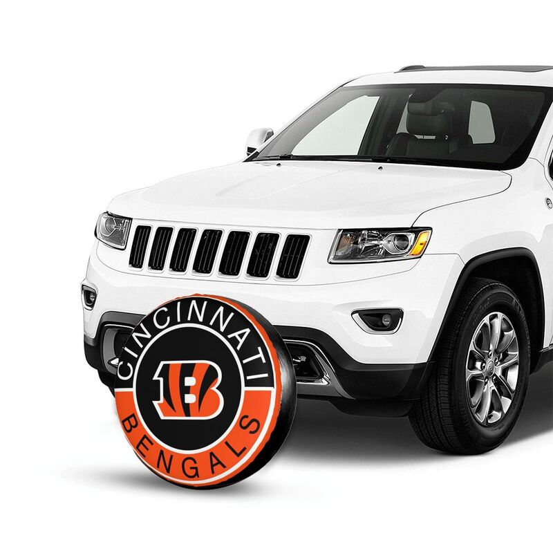 Cincinnati Bengals Printed tire protection cover car spare tire dust protection covers