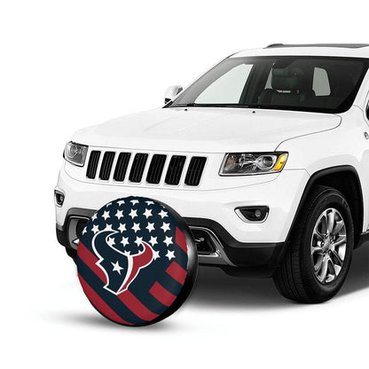 Houston Texans 2 car dustproof sunscreen tyre protective cover Tyre protective cover