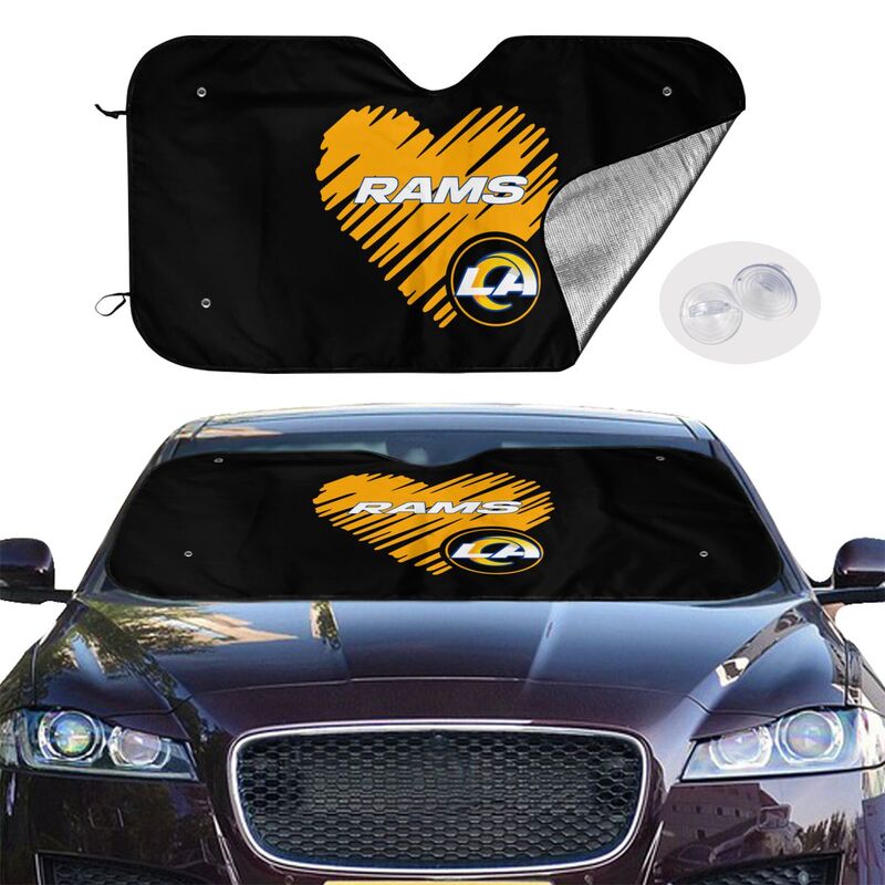 Los Angeles Rams Printing is suitable car front windshield sunshades Car windshield sunshades