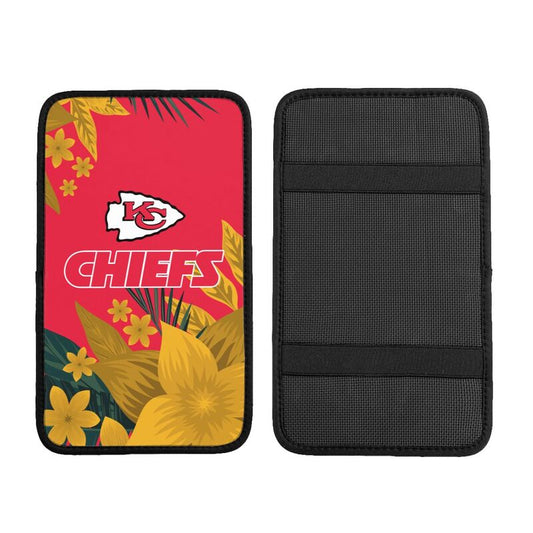 Kansas City Chiefs Car armrest box protective cover car center console armrest pad