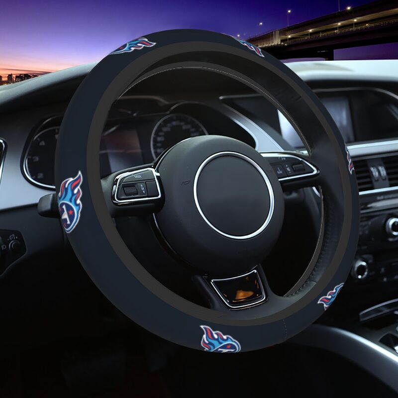Tennessee Titans Printed breathable elastic steering wheel cover anti slip cover