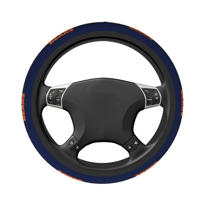 Chicago Bears 4 Printed car protective cover elastic steering wheel cover