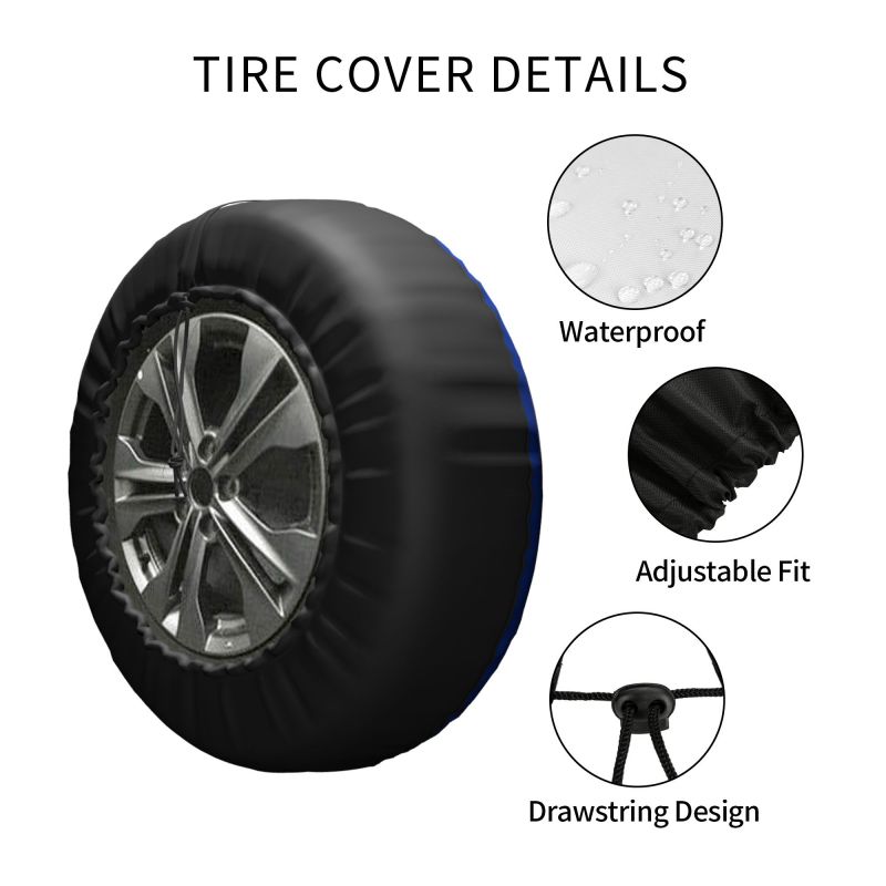 Los Angeles Rams 4 Car tire protective cover waterproof and dustproof tire cover