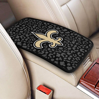 New Orleans Saints printed Car handrail box cushion Personalized car armrest cover