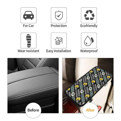 Green Bay Packers Printing car armrest box protective pad
