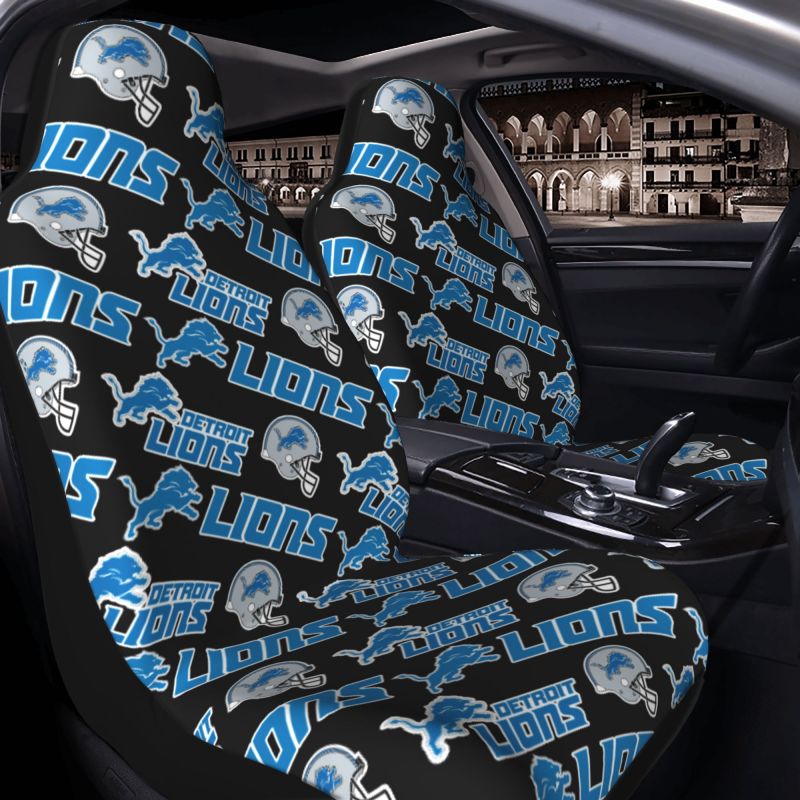 Detroit Lions Printed seat dust protection cover car seat protective cover