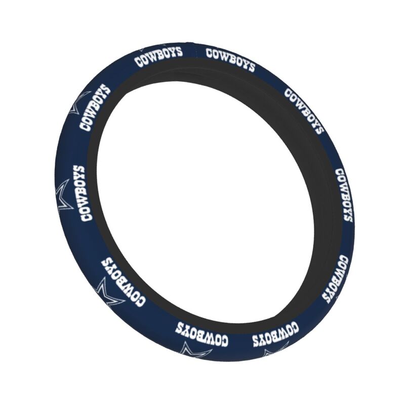 Dallas Cowboys 3 Printed elastic steering wheel cover breathable protective cover
