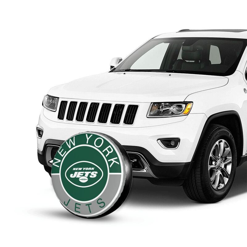 New York Jets Printed tire protection cover car spare tire dust protection covers