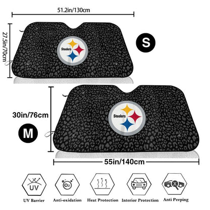 Pittsburgh Steelers Printed Car windshield sunshades is suitable front Car windshield sunshades