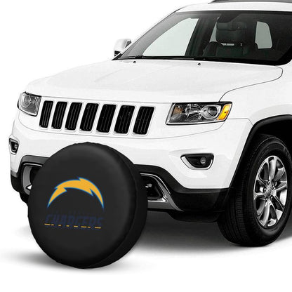 San Diego Chargers 2 Car tire protective cover waterproof and dustproof tire cover
