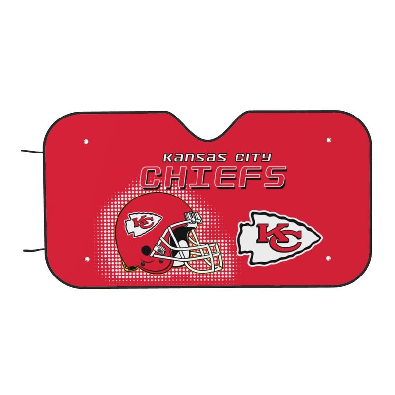 Kansas City Chiefs Printing Car windshield sunshades is suitable car front windshield sunshades