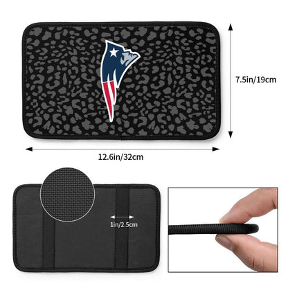 New England Patriots printed Car handrail box cushion Personalized car armrest cover