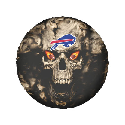 Buffalo Bills print Skull print car tire cover tire dust cover