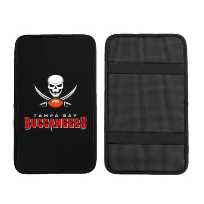 Car armrest box pad Tampa Bay Buccaneers 4 Printed center armrest box pad protective pad