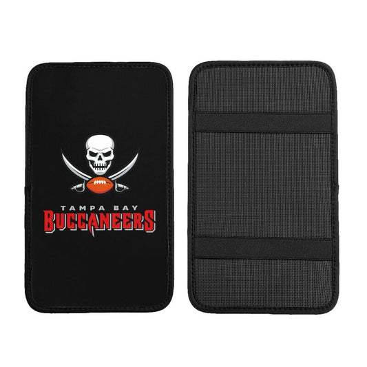 Car armrest box pad Tampa Bay Buccaneers 4 Printed center armrest box pad protective pad