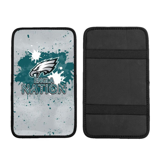 Philadelphia Eagles print car center console armrest pad Car armrest box protective cover