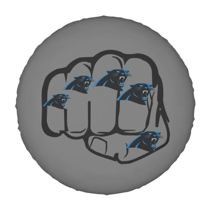 Carolina Panthers Print tire protection cover car spare tire dust protection covers