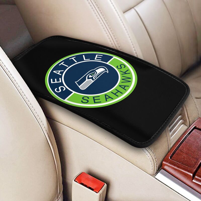 Seattle Seahawks print car armrest protective cover Car center console armrest pad
