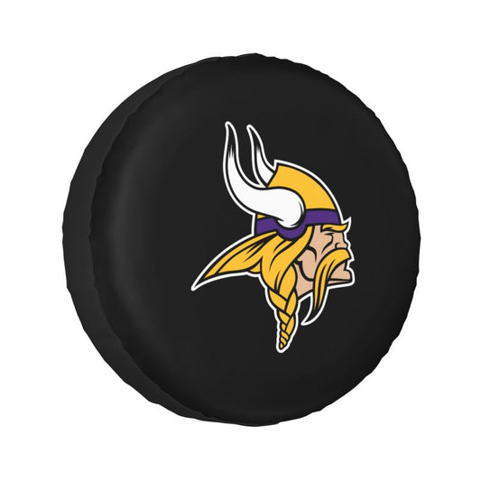 Minnesota Vikings Car tire protective cover waterproof and dustproof tire cover