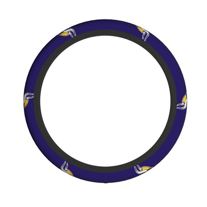 Minnesota Vikings 2 Printed breathable elastic steering wheel protective cover