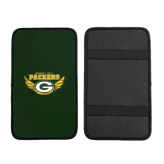 Green Bay Packers Printed car armrest box pad anti-abrasion pad