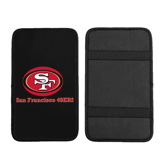Car armrest box pad San Francisco 49ers Printed central armrest box pad protective pad