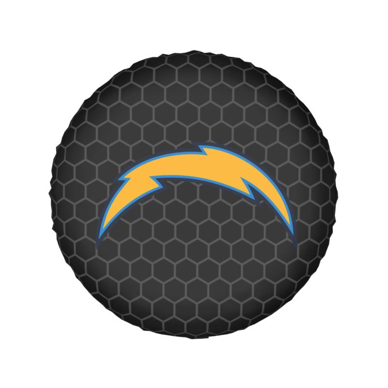 San Diego Chargers Grid printed car tire cover dustproof and waterproof tire cover