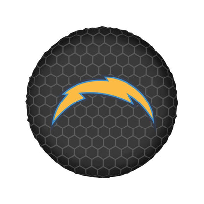 San Diego Chargers Grid printed car tire cover dustproof and waterproof tire cover