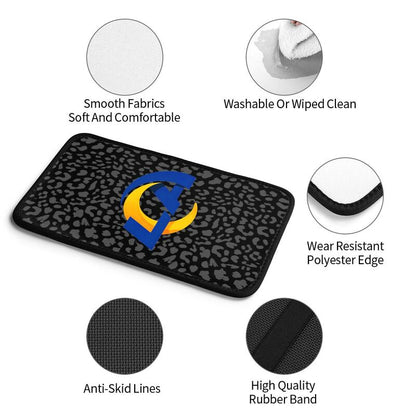 Los Angeles Rams 2 print Car handrail box cushion Personalized car armrest cover