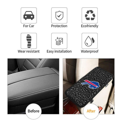 Buffalo Bills print Car handrail box cushion Personalized car armrest cover