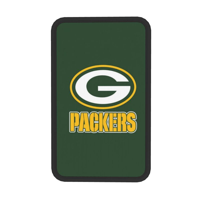 Car armrest box pad Green Bay Packers 2 Printed central armrest box pad protective pad