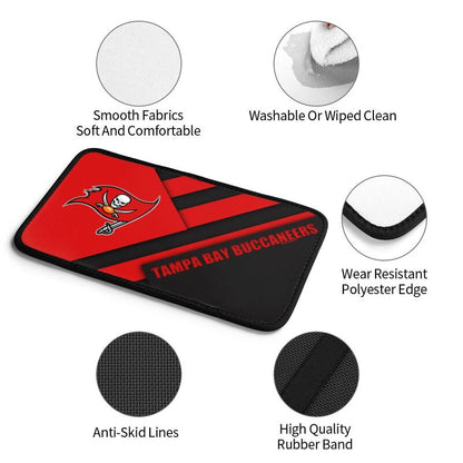 Car armrest box pad Tampa Bay Buccaneers 2 Printed center armrest box pad protective pad
