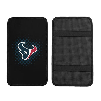 Houston Texans Printed car armrest box cushion armrest protective cover