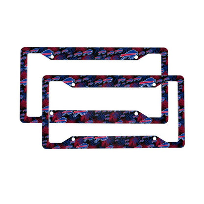 Buffalo Bills Print Car license plate frame four hole license plate holder (one pair)
