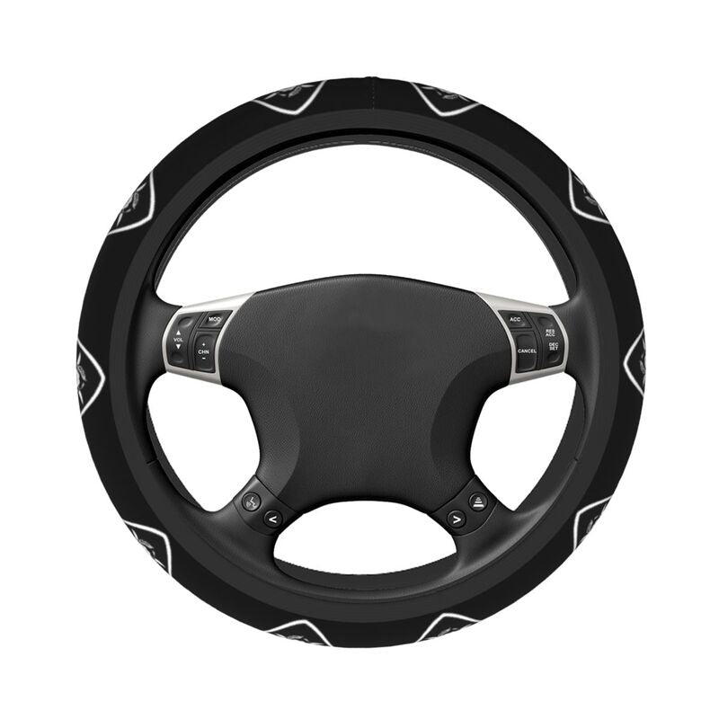 Las Vegas Raiders Printed breathable elastic steering wheel anti slip cover