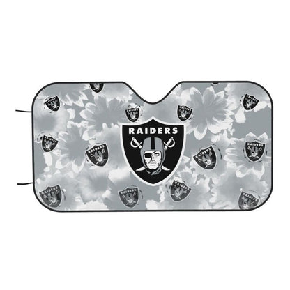 Las Vegas Raiders Printed multi size car front windshield sunshade car windshield sunshade