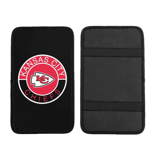 Kansas City Chiefs print car armrest protective cover Car center console armrest pad