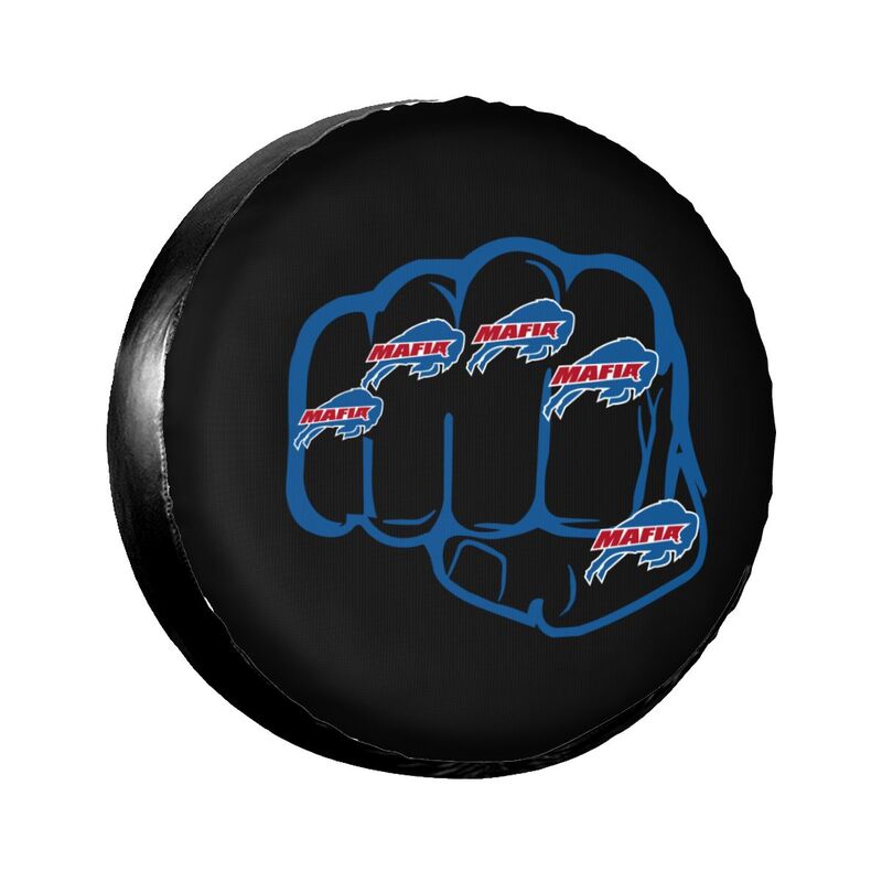 Buffalo Bills Print tire protection cover car spare tire dust protection covers