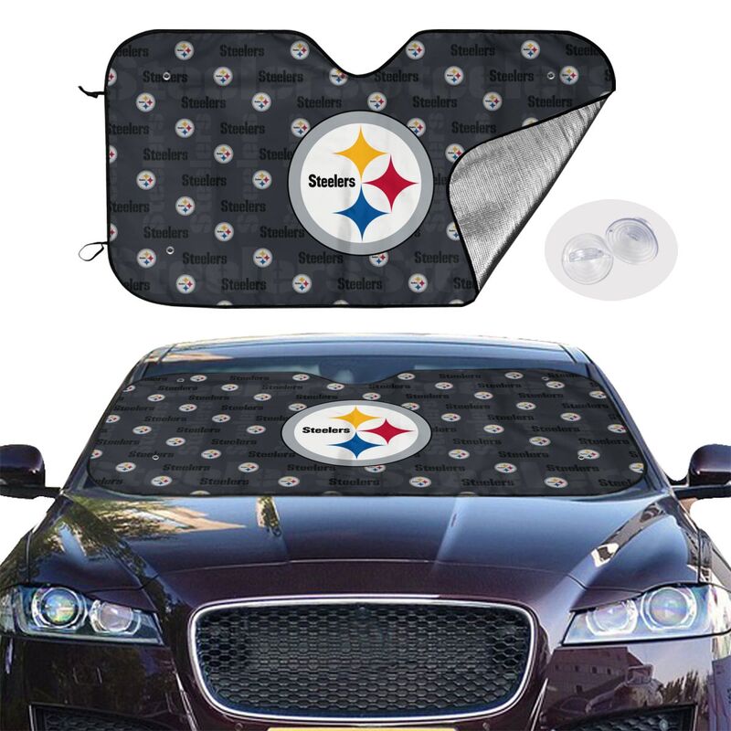 Pittsburgh Steelers 2 Printed is suitable for front Car windshield sunshades Car windshield sunshades