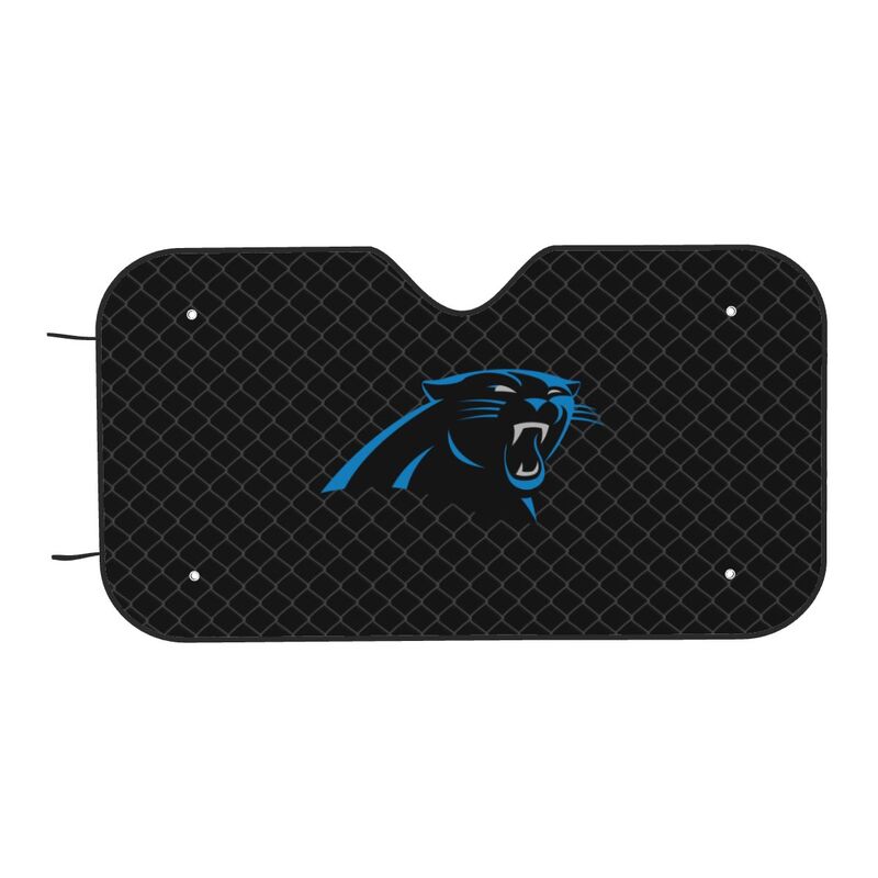 Carolina Panthers Print Car windshield sunshades is suitable front Car windshield sunshades