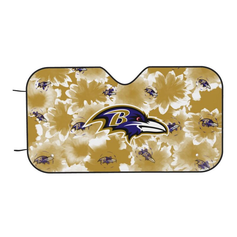 Baltimore Ravens Printed multi size car front windshield sunshade car windshield sunshade