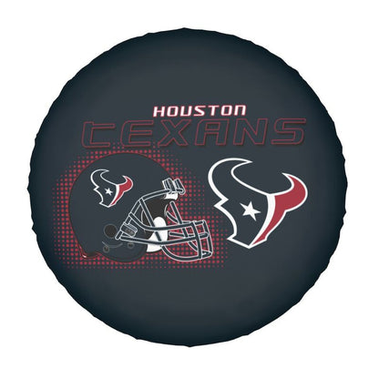 Houston Texans Print car tire protection cover car spare tire dust protection covers