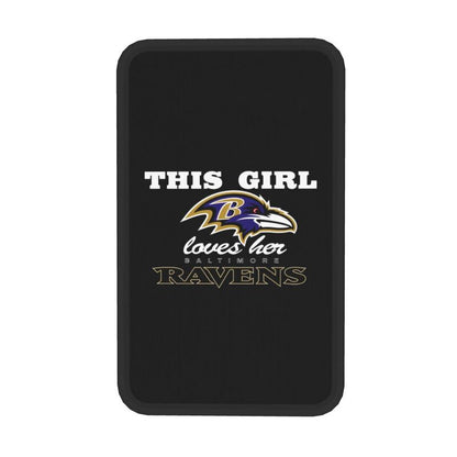 Baltimore Ravens Printing car center console pad car armrest protective cover