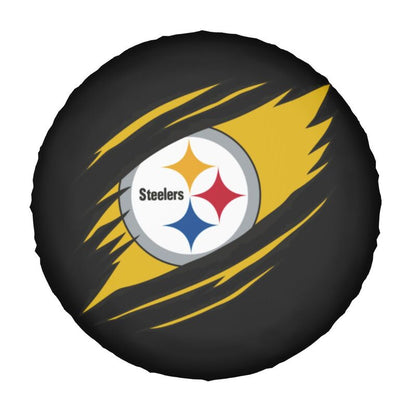 Pittsburgh Steelers 3 car dustproof sunscreen tyre protective cover Tyre protective cover